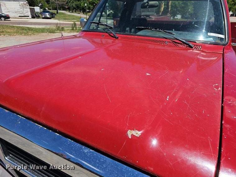 image for item NU9083 1992 Dodge D350  utility bed pickup truck