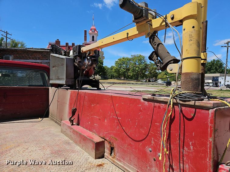 image for item NU9083 1992 Dodge D350  utility bed pickup truck