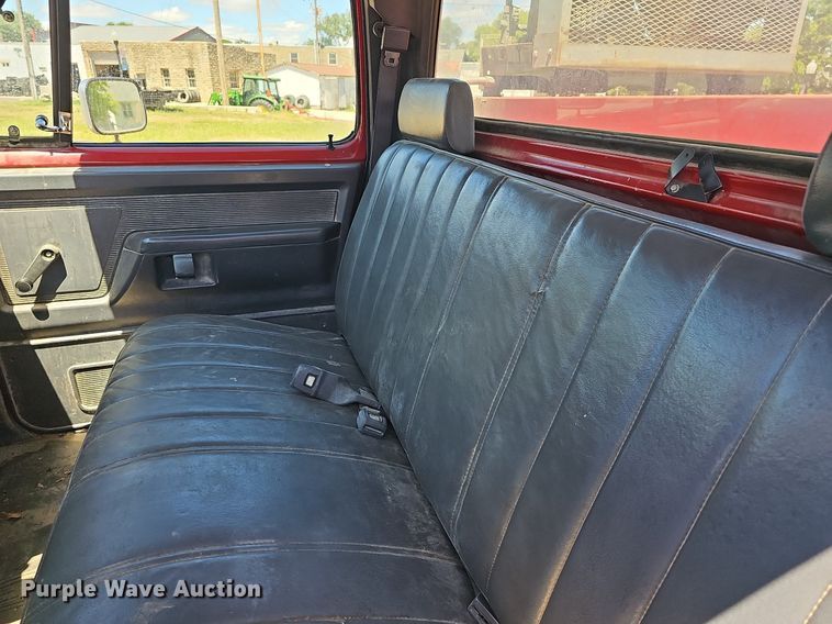 image for item NU9083 1992 Dodge D350  utility bed pickup truck