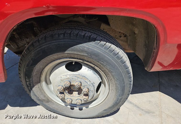 image for item NU9083 1992 Dodge D350  utility bed pickup truck