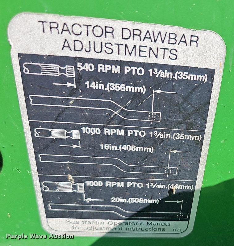 image for item NU9130 John Deere CX15  rotary mower