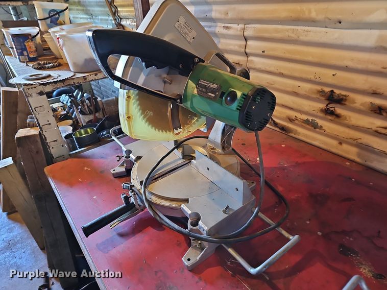 image for item NU9145 (2) Hitachi 10" miter saws