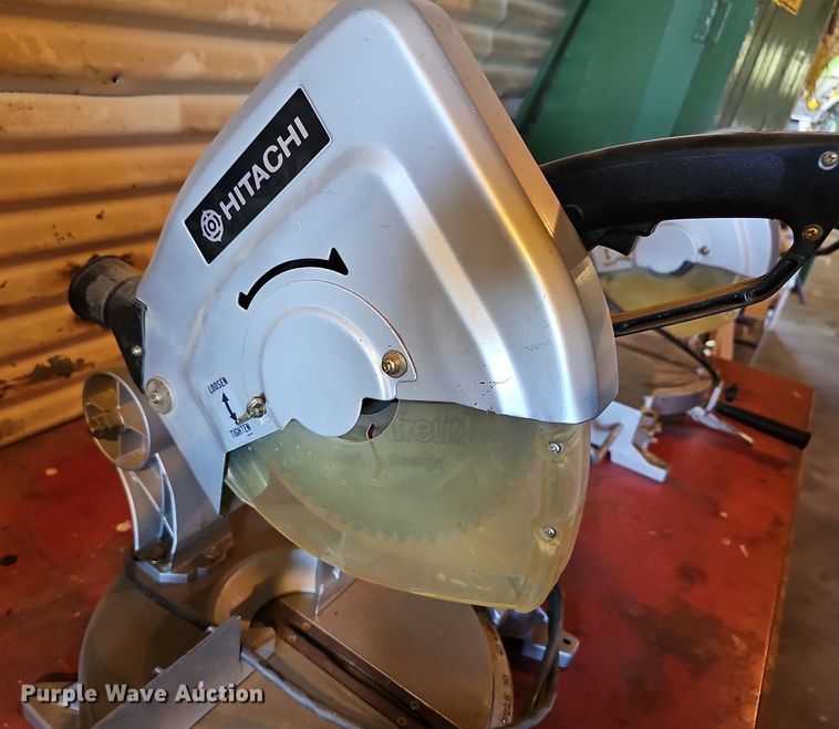 image for item NU9145 (2) Hitachi 10" miter saws