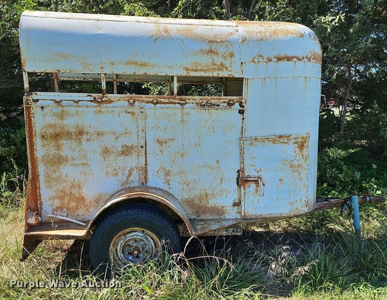 image for item NU9156 Shop built  livestock trailer