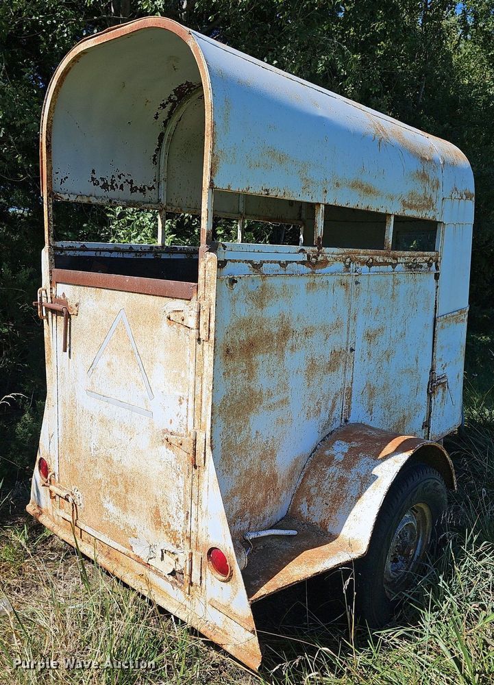image for item NU9156 Shop built  livestock trailer