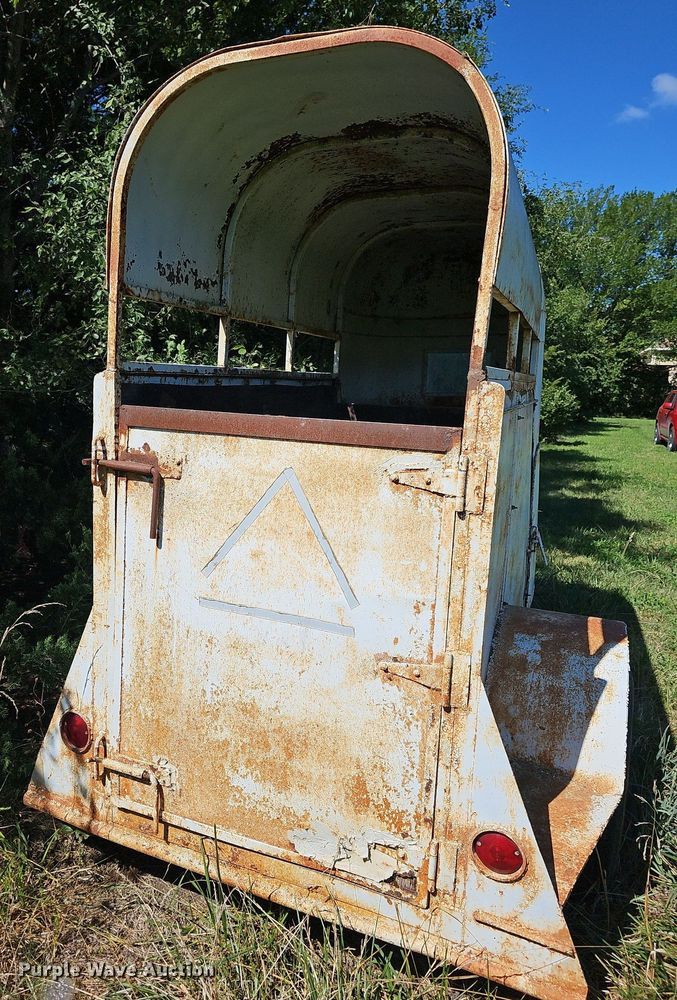 image for item NU9156 Shop built  livestock trailer