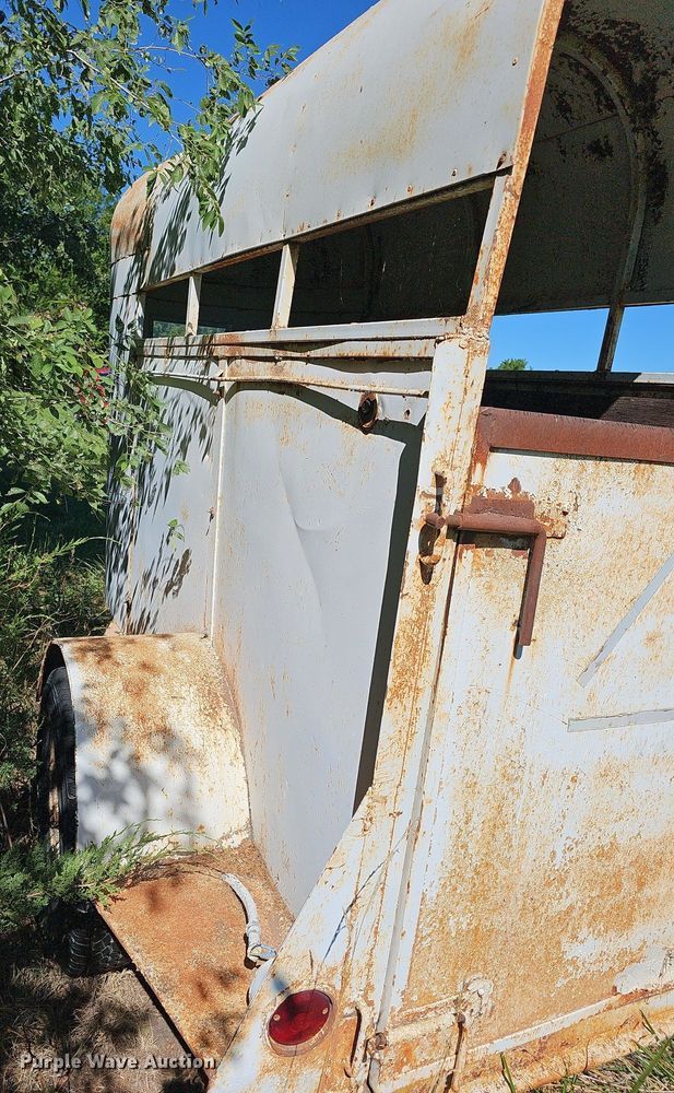 image for item NU9156 Shop built  livestock trailer