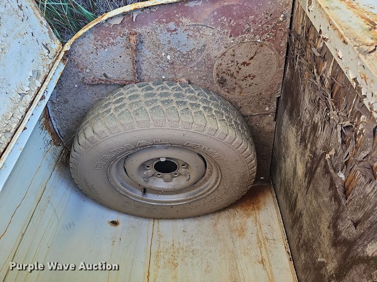 image for item NU9156 Shop built  livestock trailer