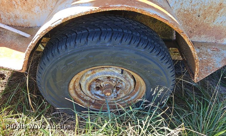 image for item NU9156 Shop built  livestock trailer