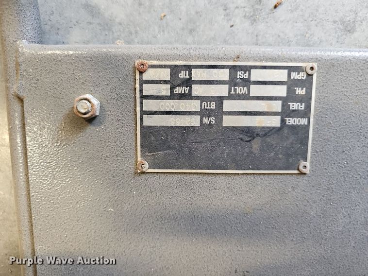 image for item NU9172 TVI Corporation SF12  hot pressure washer