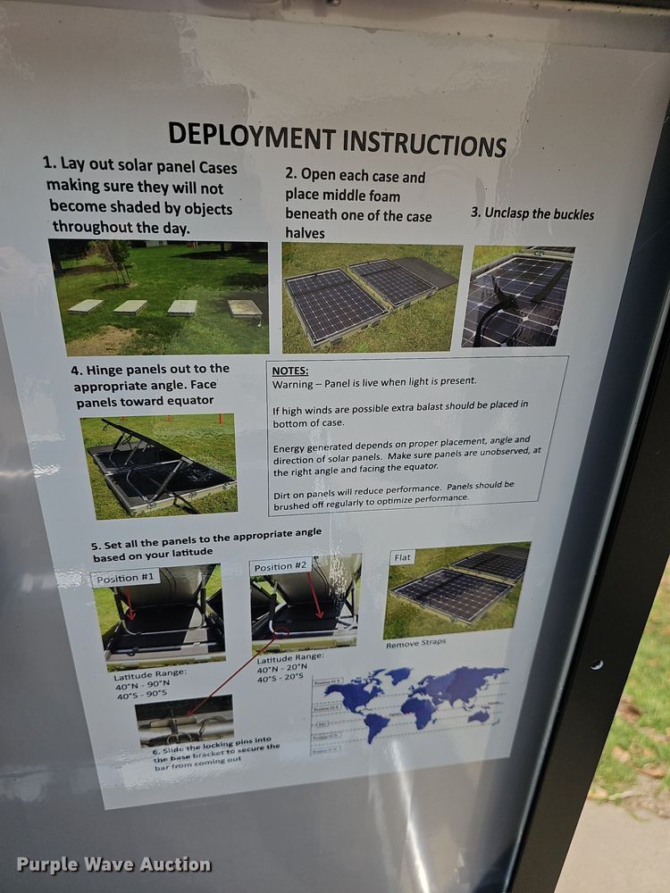 image for item NU9176 (6) 2012 LM 19255B solar panels