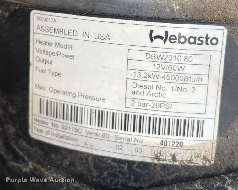 image for item NY9595 2005 Thomas Built Saf-T-Liner MVP  bus