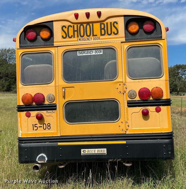 image for item NY9596 2008 Blue Bird All American FE  School bus