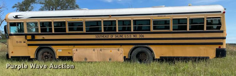 image for item NY9596 2008 Blue Bird All American FE  School bus