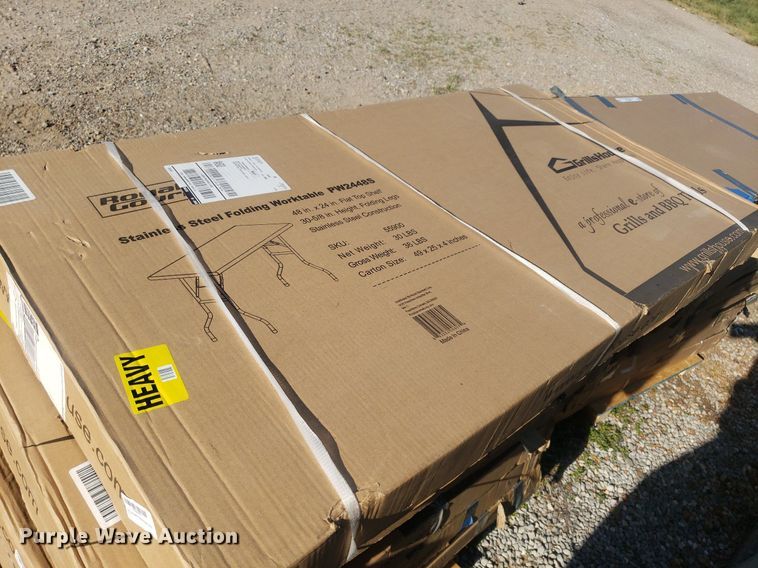 image for item OB9736 (22) stainless steel tables