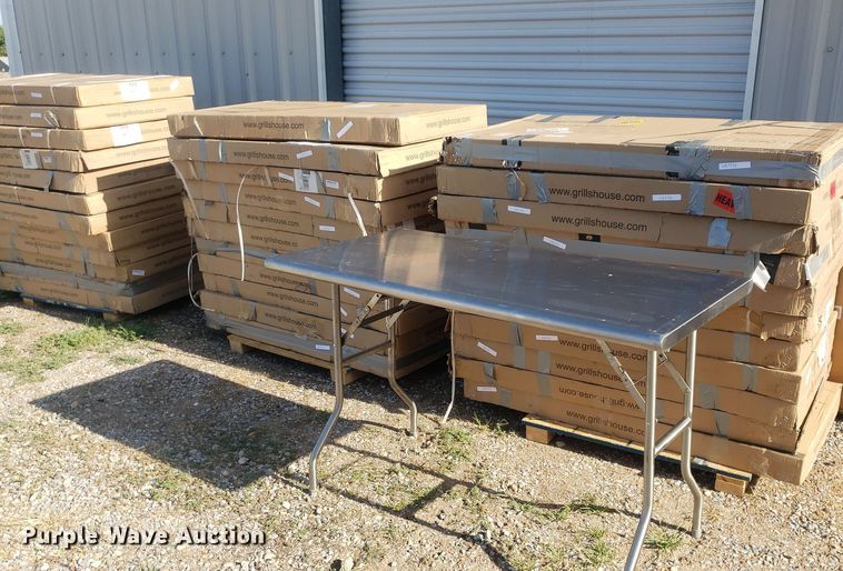 image for item OB9737 (22) stainless steel tables