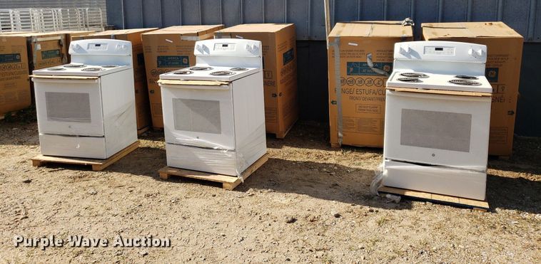 image for item OB9738 (8) GE electrical ranges