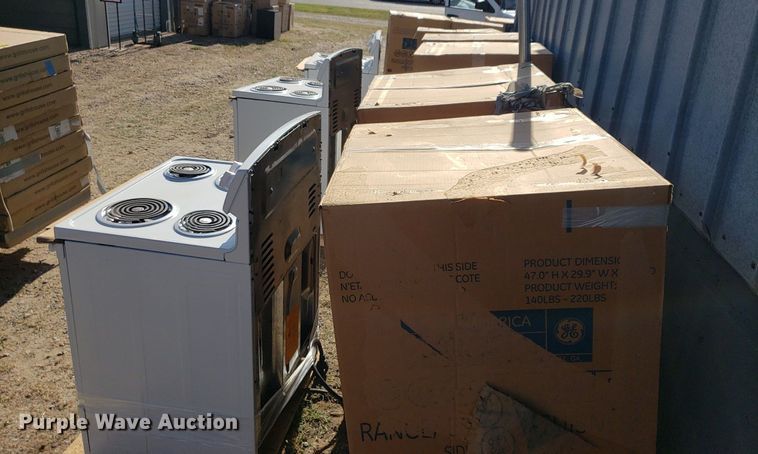 image for item OB9738 (8) GE electrical ranges