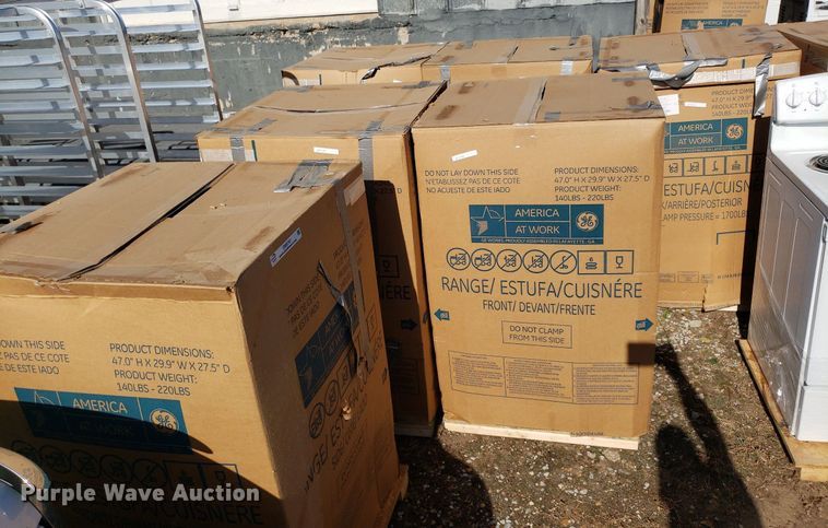 image for item OB9741 (8) GE electric ranges