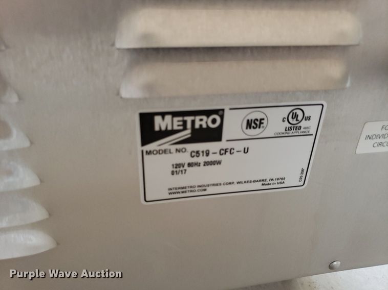 image for item OB9753 Metro C519-CFC-U  heated holding cabinet