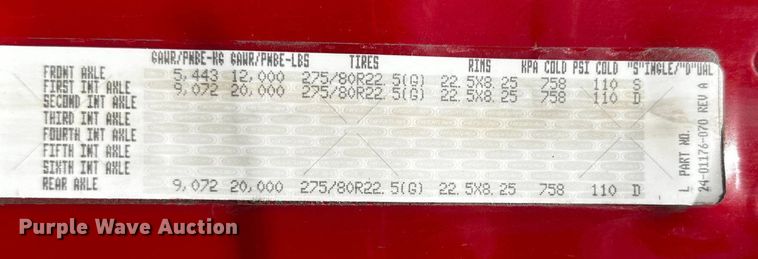 image for item OC9135 2015 Freightliner Cascadia Evolution 125  semi truck