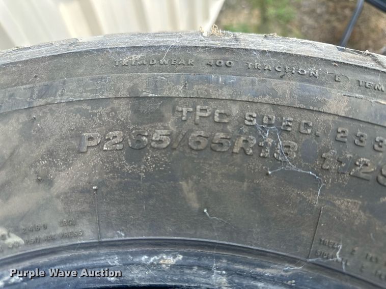 image for item OC9355 (5) 265/65R18 tires