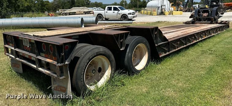 image for item OG9149 2004 Pitts  lowboy equipment trailer