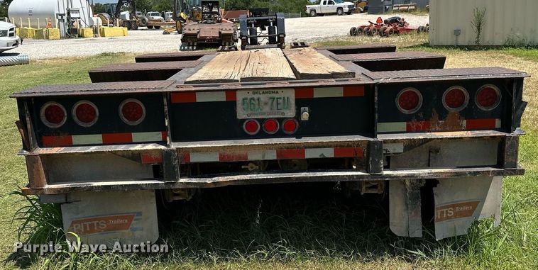 image for item OG9149 2004 Pitts  lowboy equipment trailer