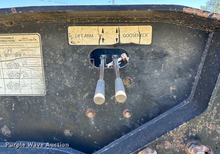 image for item OG9149 2004 Pitts  lowboy equipment trailer