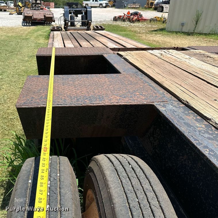 image for item OG9149 2004 Pitts  lowboy equipment trailer