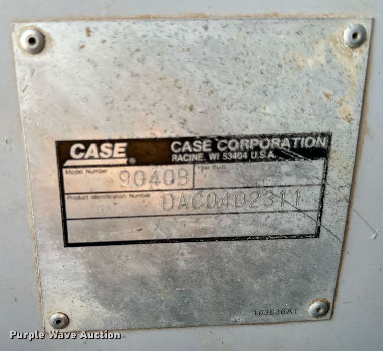 image for item OG9150 1999 Case 9040B excavator