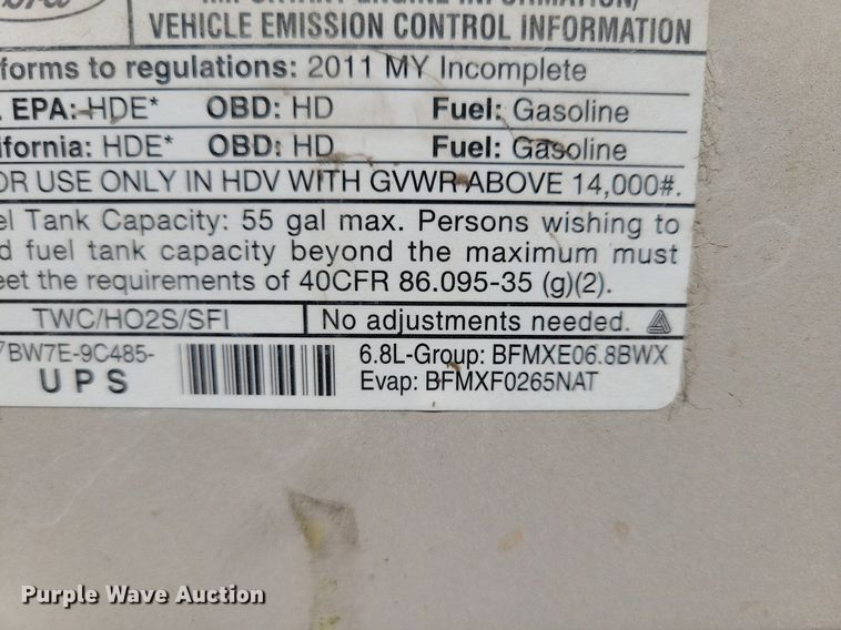 image for item ZA0365 2011 Eldorado Aerotech Ford 240  shuttle bus