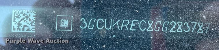 image for item DK2484 2016 Chevrolet Silverado 1500  Crew Cab pickup truck