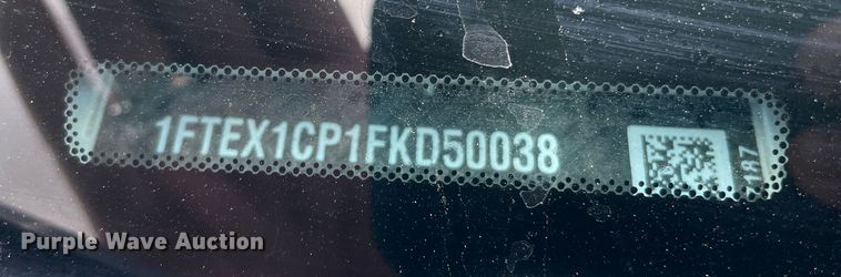 image for item DK2485 2015 Ford F150  SuperCab pickup truck