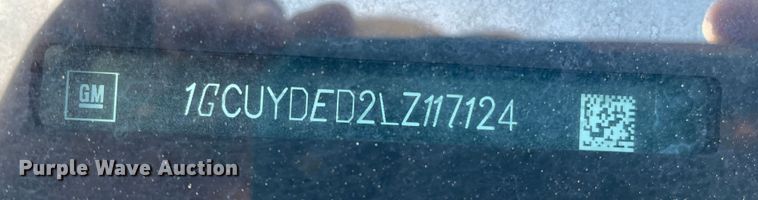 image for item DK2492 2020 Chevrolet Silverado 1500  Crew Cab pickup truck