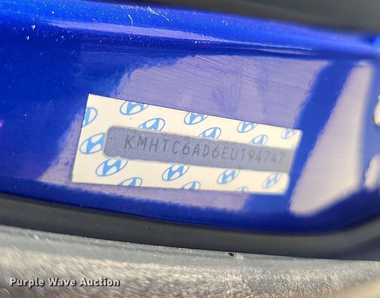 image for item DN8602 2014 Hyundai Veloster