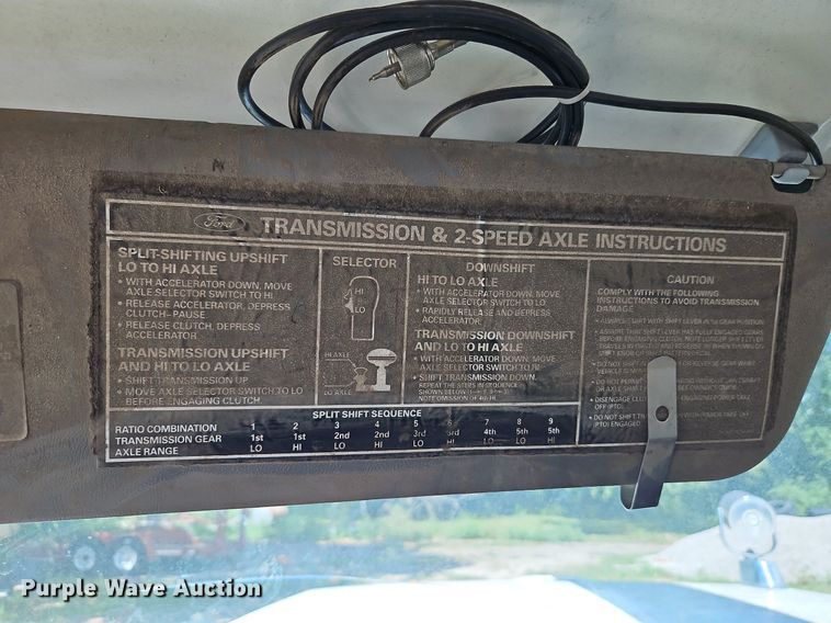 image for item DP2323 1993  Ford F700  bucket truck