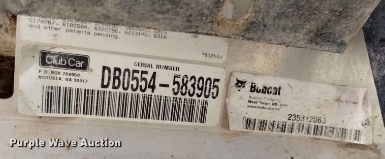 image for item DP3380 2005 Bobcat 2200  utility vehicle