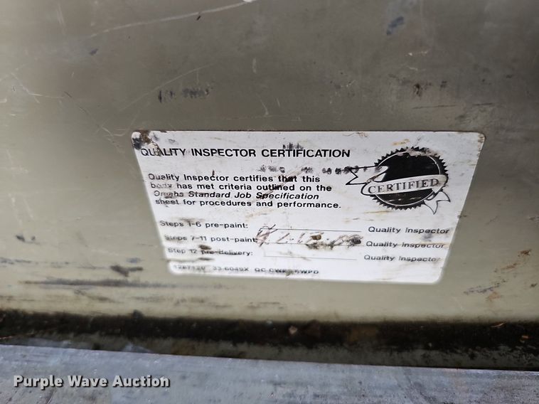 image for item DQ0155 Omaha Standard  service truck bed