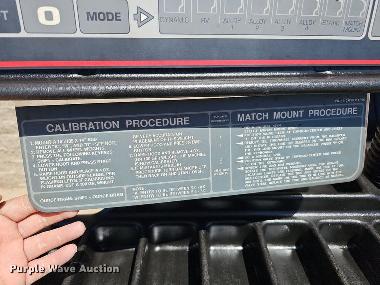 image for item DQ0159 Coats Direct Drive 1050  wheel balancer