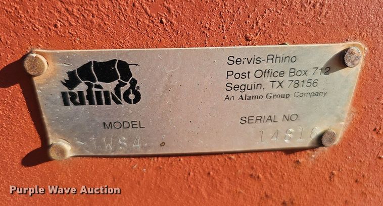 image for item DQ0170 Rhino Twister TW84  rotary mower