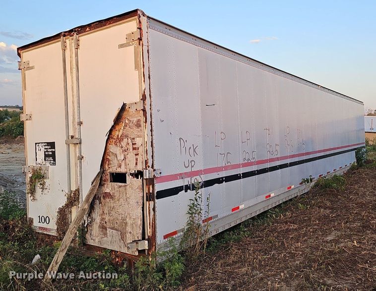 image for item DQ0189 Dry van trailer body