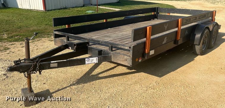 image for item DQ0907 2002 U.S. Cargo USE08518TA3  utility trailer