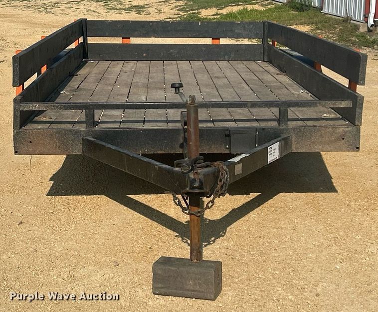 image for item DQ0907 2002 U.S. Cargo USE08518TA3  utility trailer