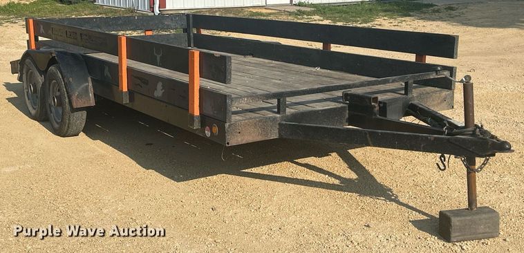 image for item DQ0907 2002 U.S. Cargo USE08518TA3  utility trailer