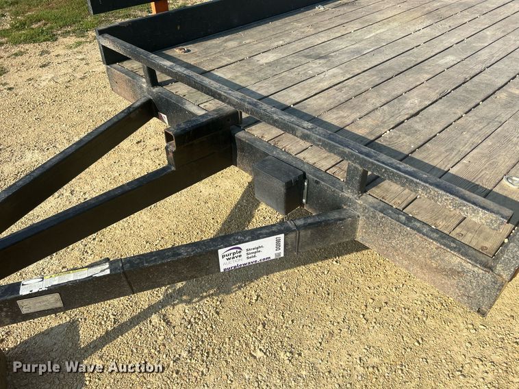 image for item DQ0907 2002 U.S. Cargo USE08518TA3  utility trailer