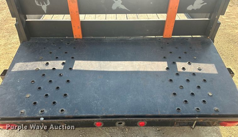 image for item DQ0907 2002 U.S. Cargo USE08518TA3  utility trailer