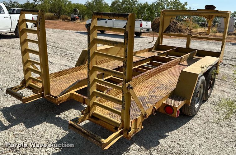image for item DQ1373 2012 Shop built  equipment trailer