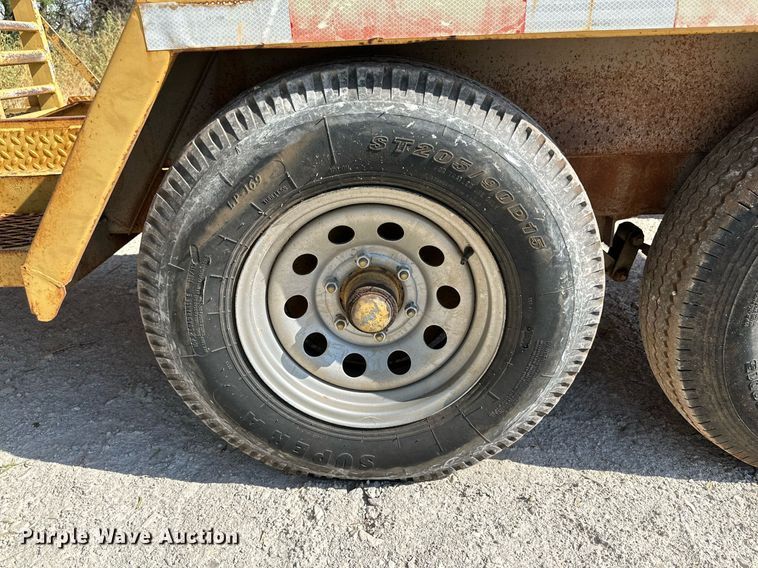 image for item DQ1373 2012 Shop built  equipment trailer