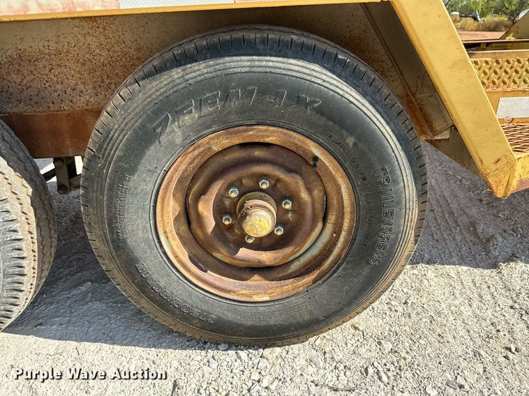 image for item DQ1373 2012 Shop built  equipment trailer